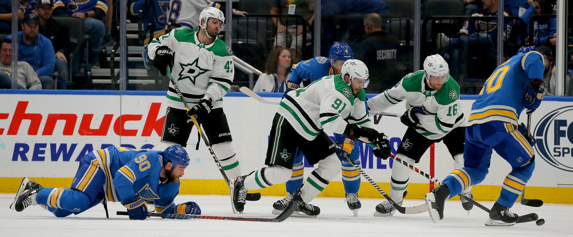 Blues host Stars